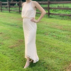 Adrianna Papell high low sequin dress